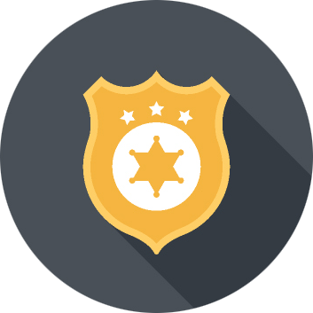 Police badge icon