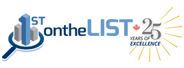 1st on the List logo with 25 Years of Excellence