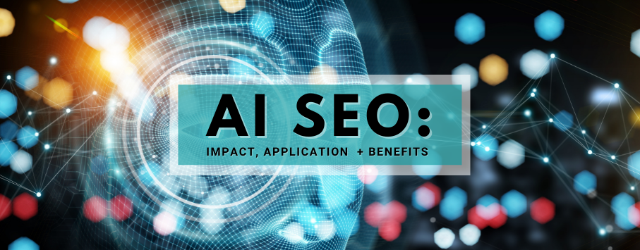 Graphic depicting AI SEO