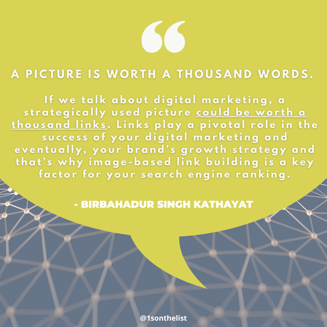 image link building quote by birbahadur singh kathayat