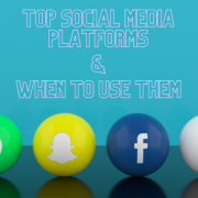 6 icons for the Top Social Media Platforms