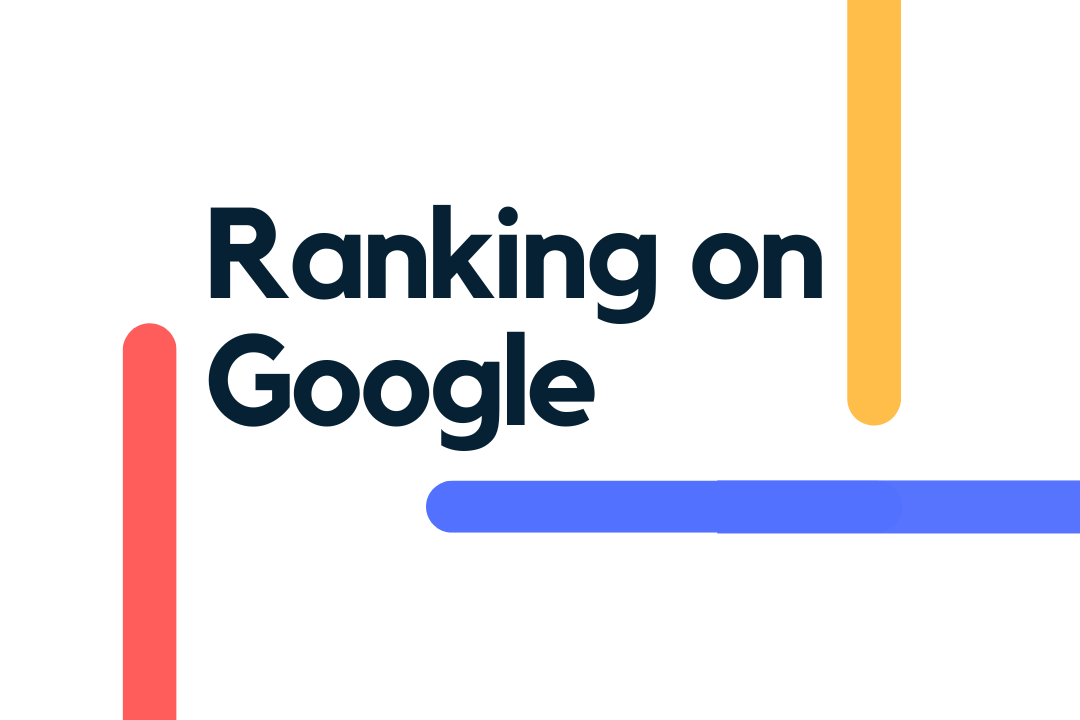 ranking on google image with google brand colors