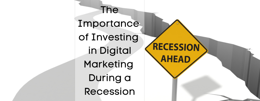 Warning Yield sign graphic showing "Recession Ahead"
