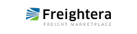 Logo for "NextLOAD Freight Marketplace" featuring a stylized road design in blue and green on the left, with the name in black text to the right.