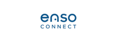 Logo of Enso Connect featuring the name in lowercase blue typography on a white background.