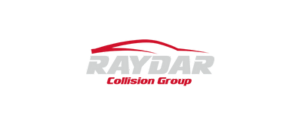 Logo of a company with the name "Baydar" in bold grey letters. A stylized red car shape arches over the text, with "Automotive Group" in smaller red letters beneath. The background is white.