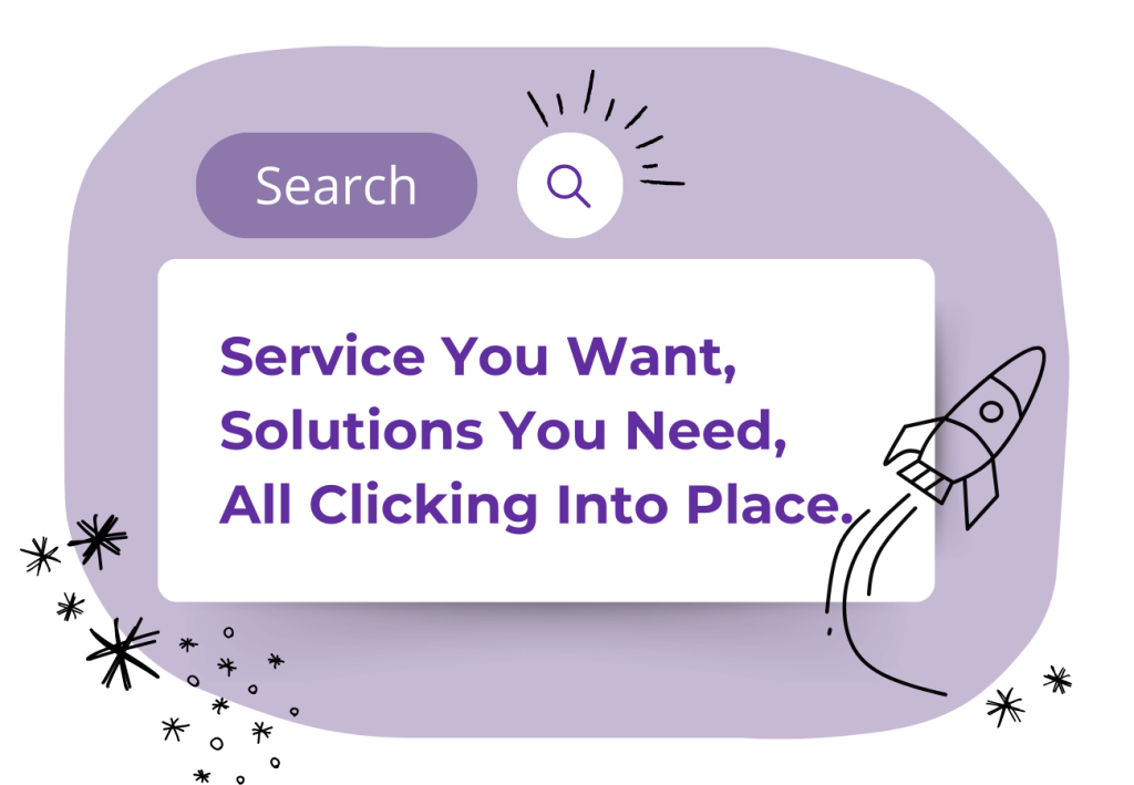 A search box with text.